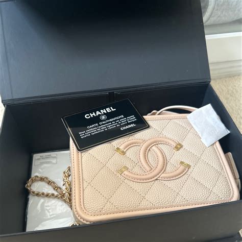 chanel beige filigree|chanel filigree bag.